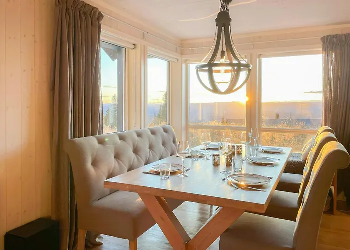 Сasa de vacaciones With Panoramic Views In Hafjell Øyer