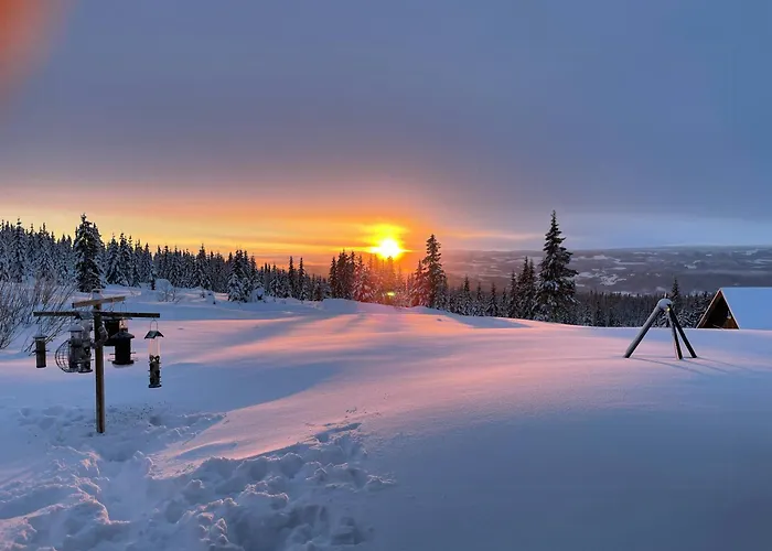 Сasa de vacaciones With Panoramic Views In Hafjell Øyer